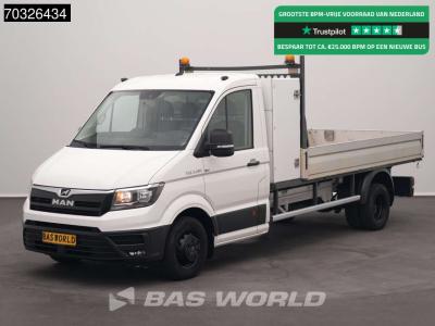 Man TGE 3.180 Open Laadbak 3,5t Trekhaak 180PK Navi Airco Cruise Euro6 Pritsche Pickup Open Box Airco T vendida por BAS World B.V.