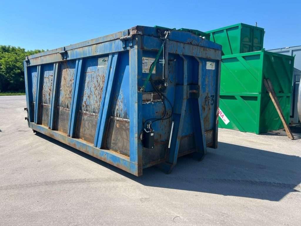 CONTAINER SCARRABILE USATO CON COPERCHIO Foto 8