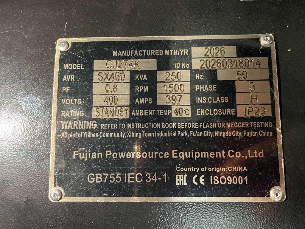 Baudouin 6M16G275/5 - 275 kVA Generator - DPX-19873 Foto 15