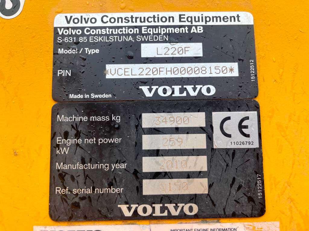 Volvo L220F CDC Steering / CE Certified Foto 17