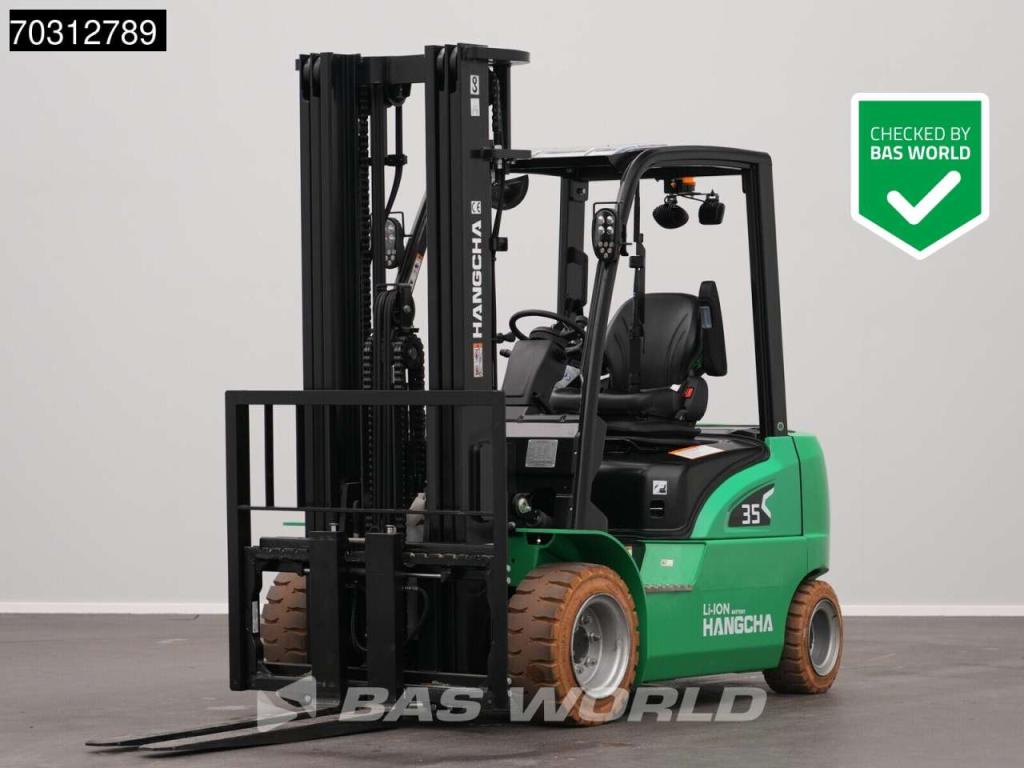 Hangcha CPD35 Li-ion - Triplex - Free lift - Side shift Foto 1