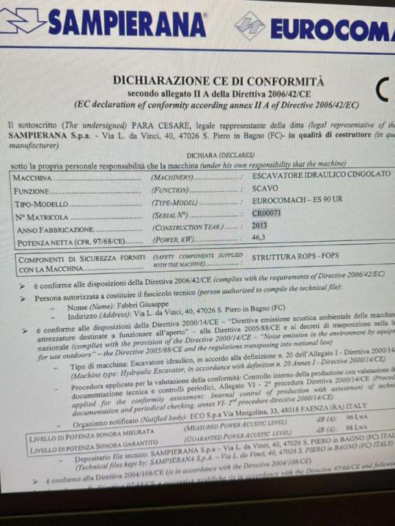 Eurocomach ES90 UR Foto 4