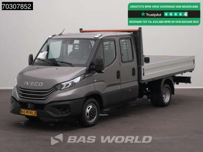 Iveco Daily 35C21 3.0L Automaat Dubbel Cabine Open Laadbak 210PK ACC LED Airco Camera CarPlay Parkeersens vendida por BAS World B.V.