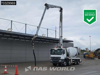 Mercedes-Benz Actros 3241 8X4 Schwing Stetter FBP 24-100 PUMI 7m3 mixer Full Steel Euro 5 vendida por BAS World B.V.