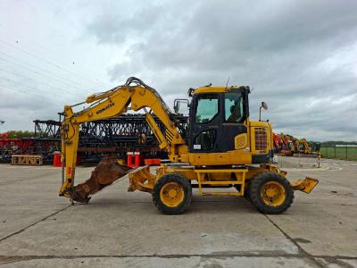 Komatsu PW 118 MR-8 (+ 3 buckets) vendida por Aertssen Trading