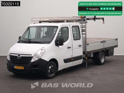 Opel Movano 145PK Kraanwagen HIAB T-CLX 018 B-2 Dubbel Cabine Open Laadbak Dubbellucht 3,5t Trekhaak Air vendida por BAS World B.V.