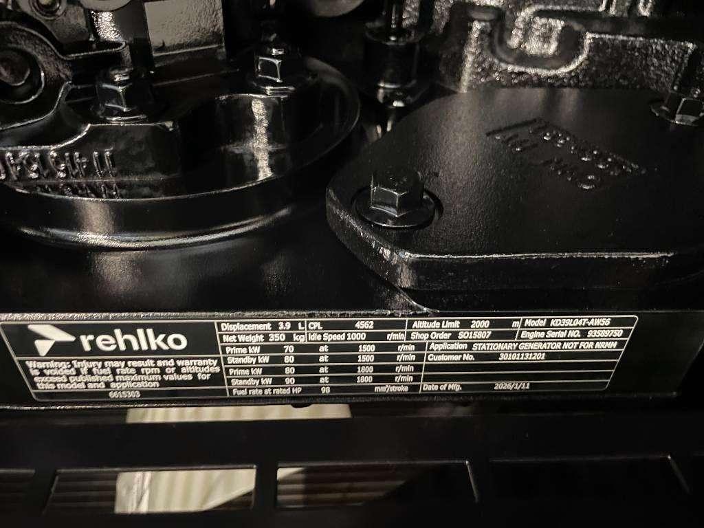 Rehlko KD66 - 66 kVA Generator - DPX-17006 Foto 14