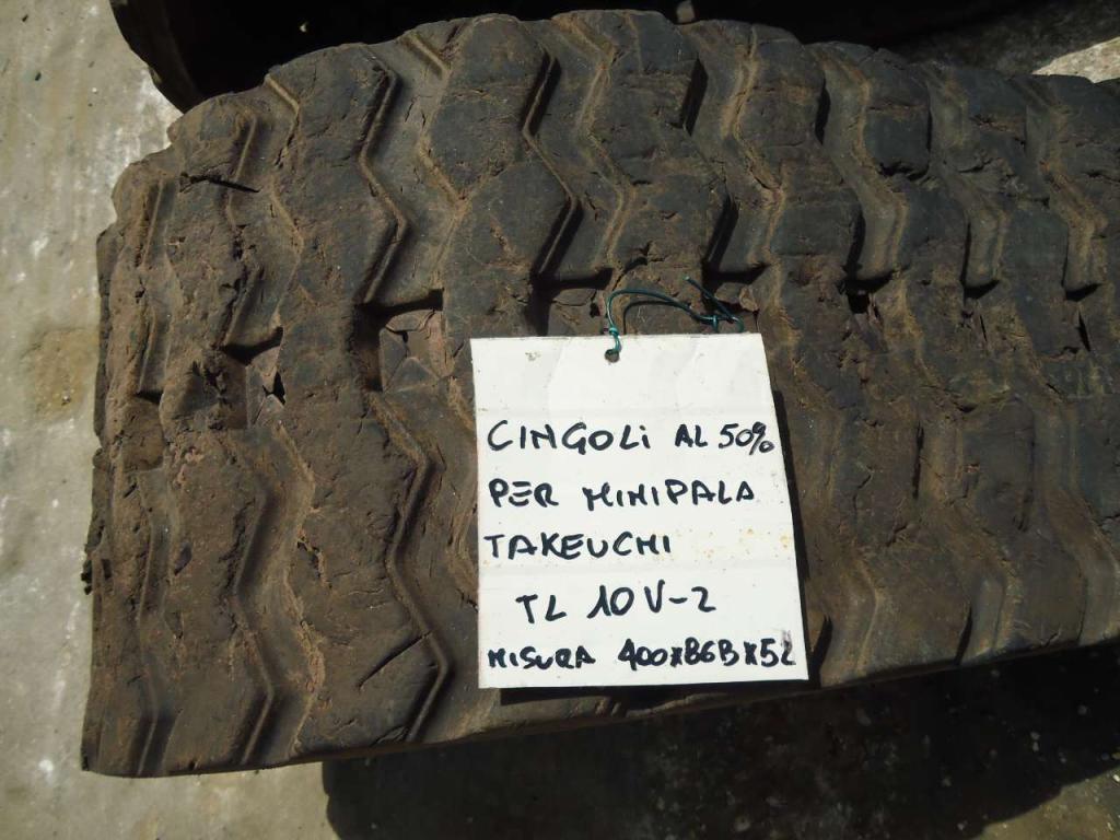 Cadena de goma para Takeuchi TL10V-2 Foto 2