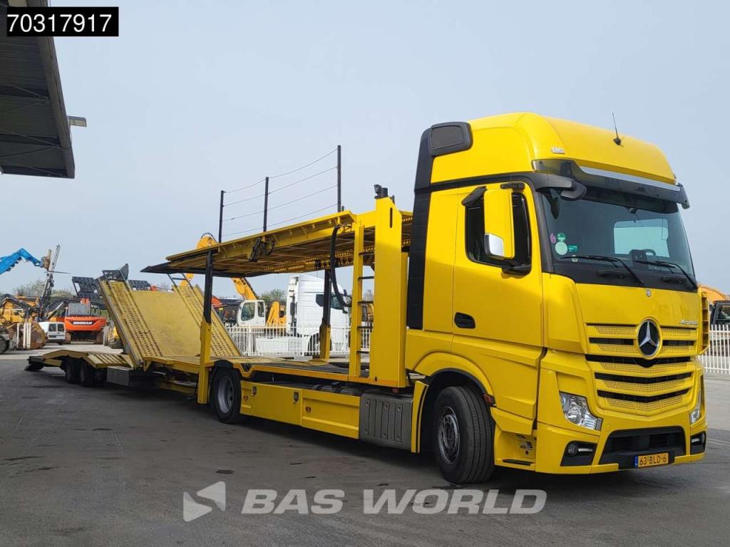Mercedes-Benz Actros 1845 4X2 NL-Combi Car transporter GS Meppel Winch Full Air Euro 6 Foto 9