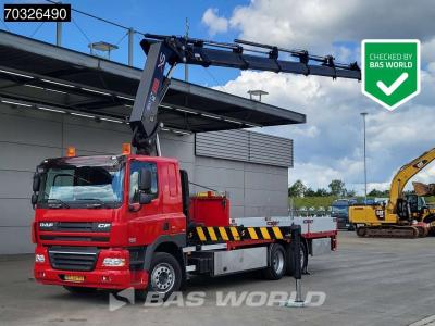 Daf CF85.360 CF 6X2 LIKE NEW! 16.000km HIAB 377 E-7 Hipro Crane Lift+steering axle Euro 5 vendida por BAS World B.V.