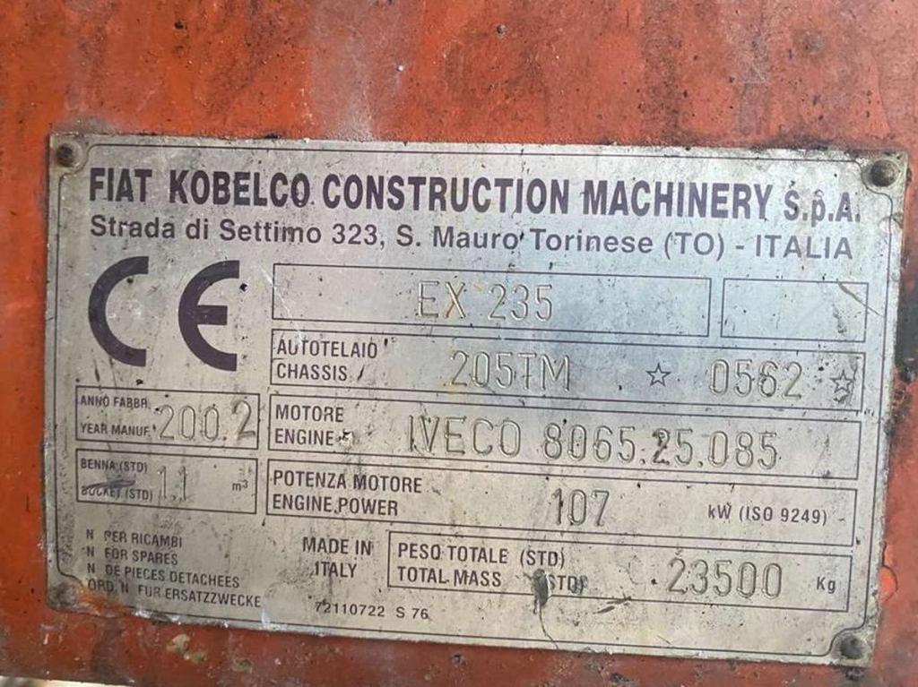 Fiat Kobelco EX235 Foto 2