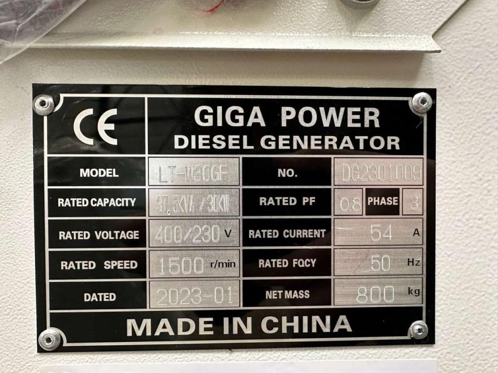 Giga Power LT-W30GF 37.5 kVA silent generator Foto 18