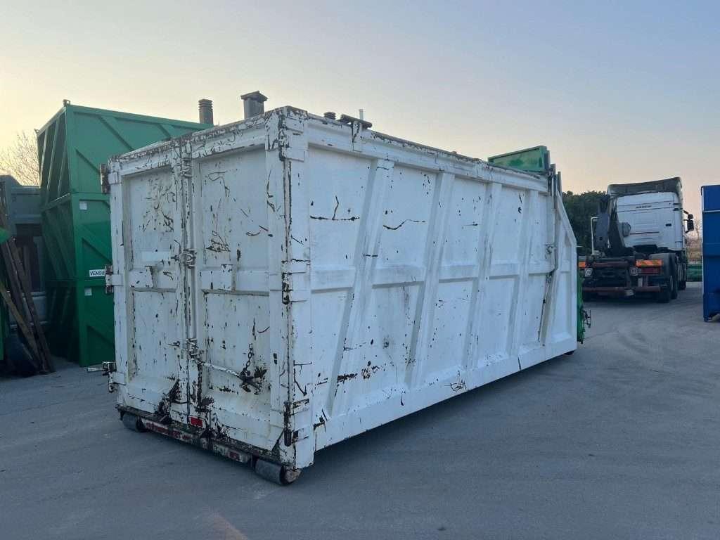 CONTAINER SCARRABILE USATO CON TETTO E GRU Foto 3