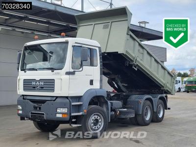 Man TGA 26.390 6X4 10m3 2-way tipper Steelsuspension Big-Axle Manual Euro 2 vendida por BAS World B.V.