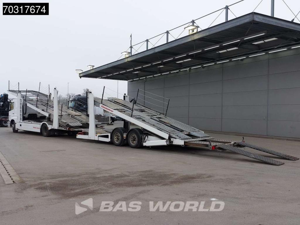 Mercedes-Benz Axor 1833 4X2 Kassbohrer SSV-01 car transporter combi 3-pedals Full Air Euro 3 Foto 12