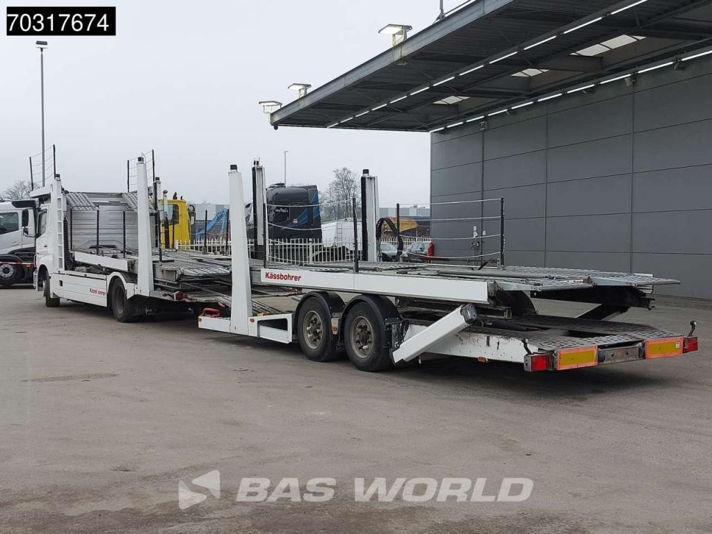 Mercedes-Benz Axor 1833 4X2 Kassbohrer SSV-01 car transporter combi 3-pedals Full Air Euro 3 Foto 17