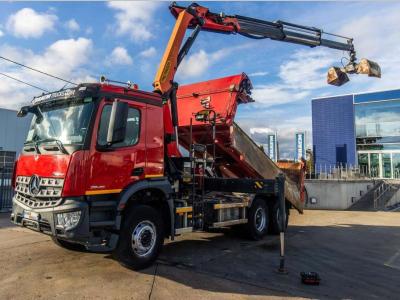 Mercedes-Benz AROCS 2640 BB+BIBENNE+PALFINGER 18T/m+3 EXT+RADIO+BAE HYDR vendida por Braem NV