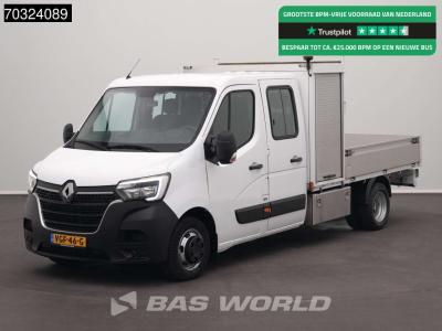 Renault Master 145PK Dubbel Cabine Open Laadbak met Kist Dubbellucht 3,5t Trekhaak LED Airco Cruise Zwaaila vendida por BAS World B.V.