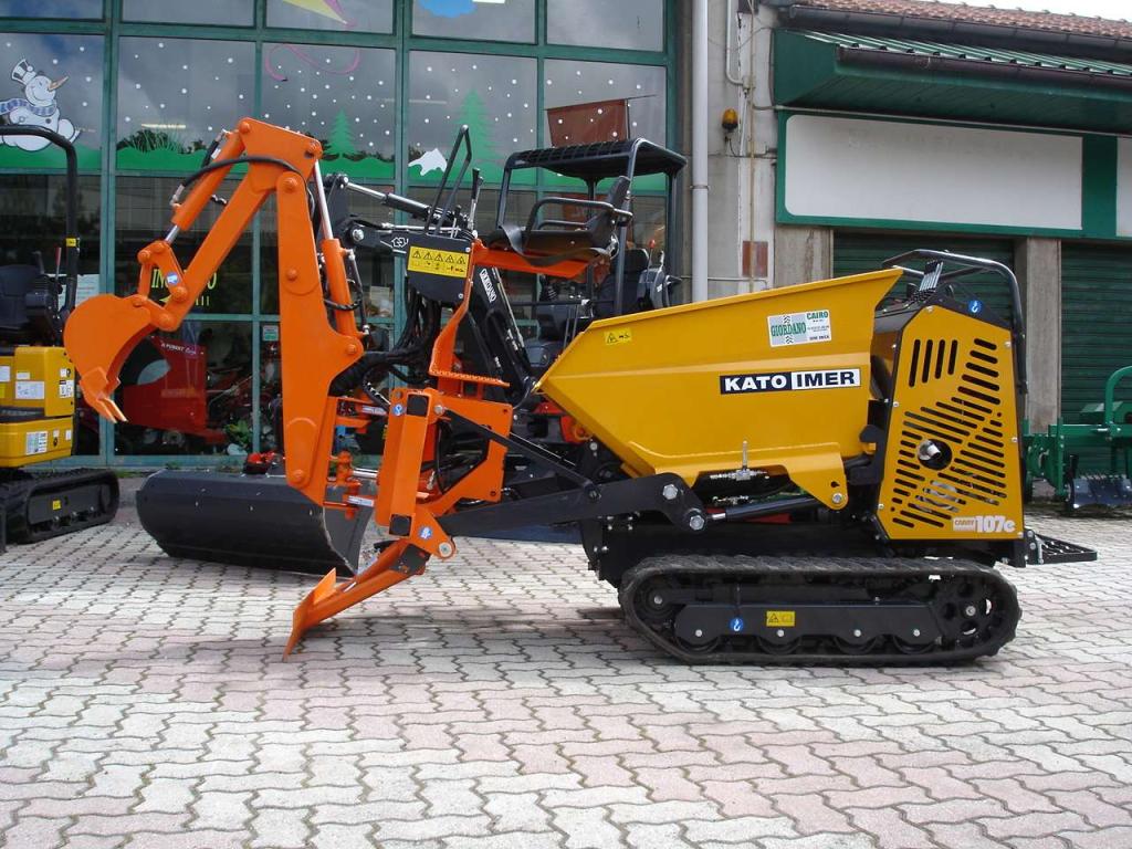Kato Imer CARRY 107 DUMPER CON BRACCIO ESCAVATORE Foto 15
