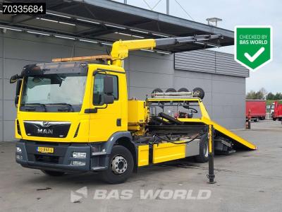 Man TGM 15.290 4X2 Abschleppwagen Recovery truck Winch MKG HMK 131 T Crane Euro 6 vendida por BAS World B.V.