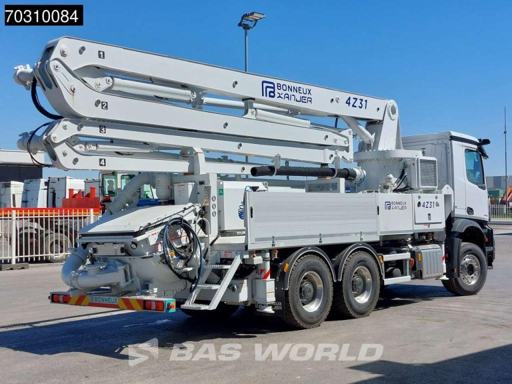 Mercedes-Benz Arocs 2843 Arocs 6X4 NEW! 31mtr 4x extendable Bonneux concrete pump Remote Control Euro 6 Foto 18