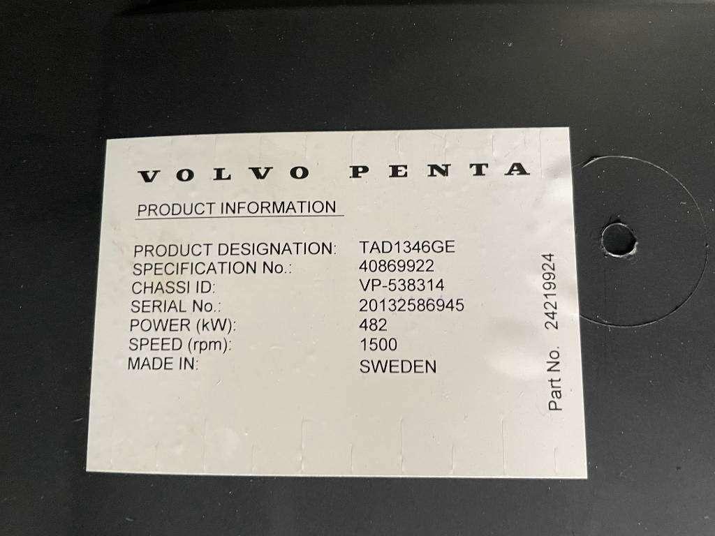 Volvo TAD1346GE - 550 kVA Generator - DPX-18882 Foto 12