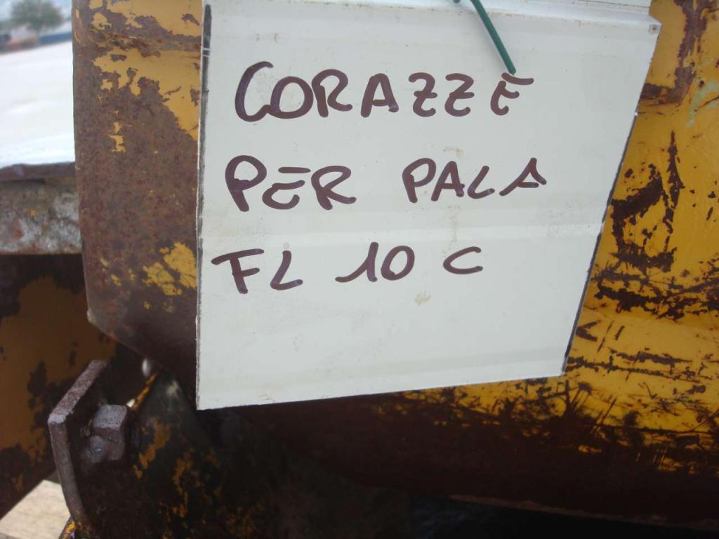 Placas de armadura inferior para Fiat Allis FL10C Foto 4