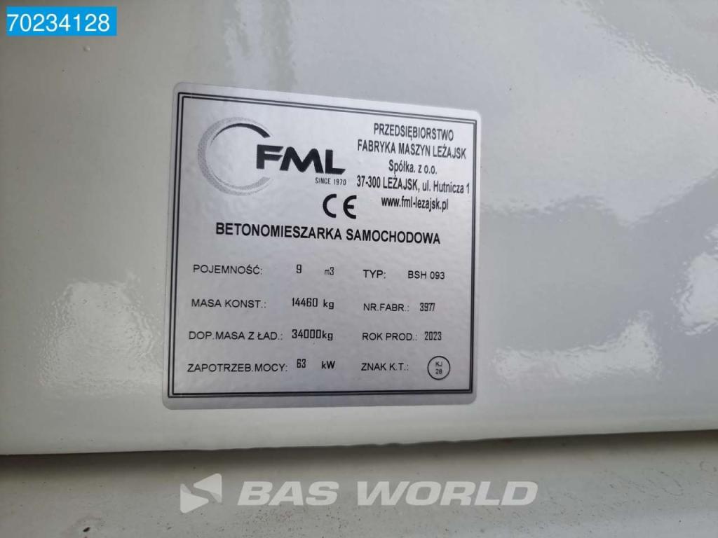 Volvo FMX 430 8X4 NEW! UNUSED! DayCab Mixer 9m3 FML Euro 6 Foto 15