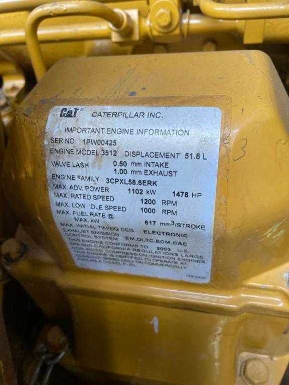 Caterpillar 3512B - Land Drilling module - 995 ekW - DPX-12674 Foto 13