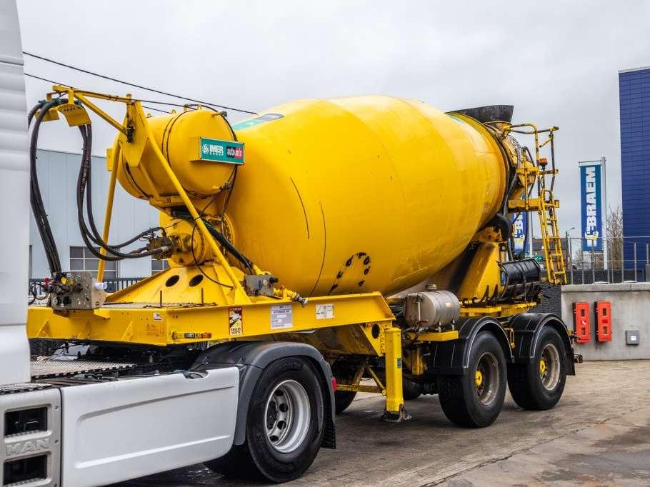 Imer BETON MIXER/MALAXEUR/MISCHER-10M3- STEERING AXLE Foto 1