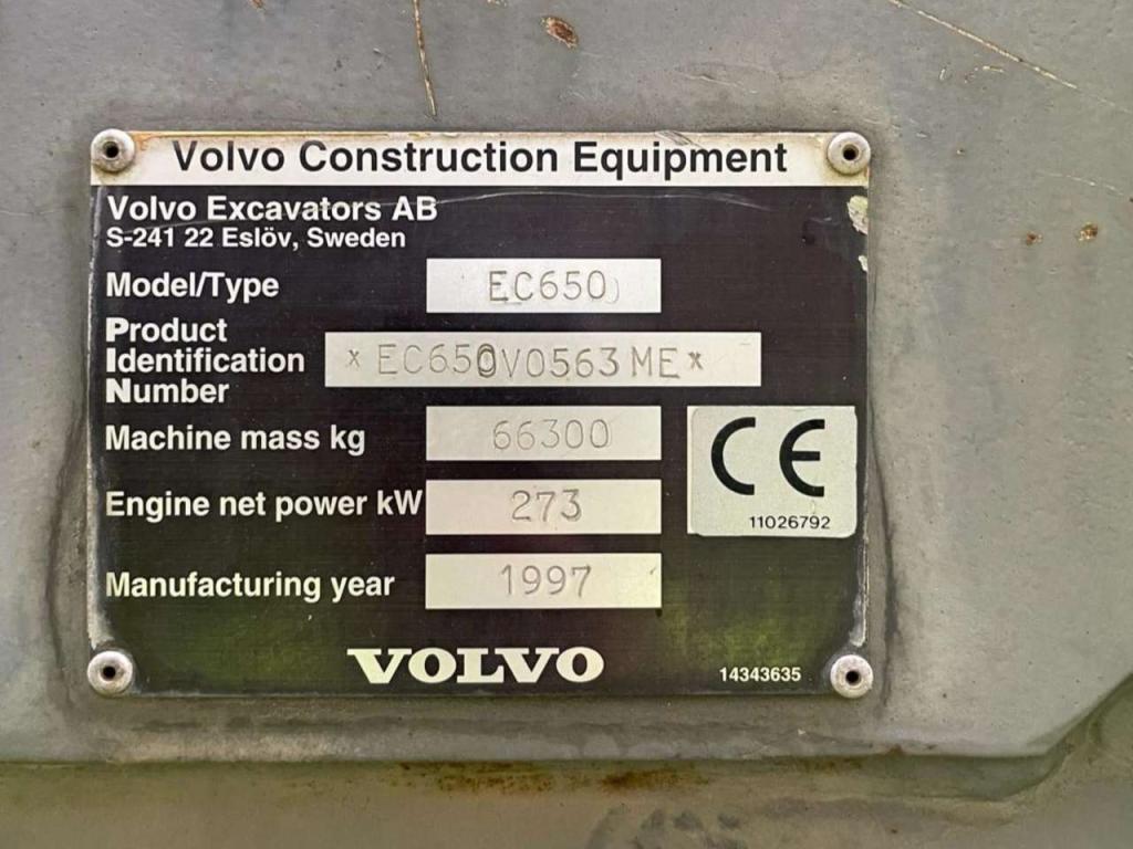 Volvo EC650 Foto 9