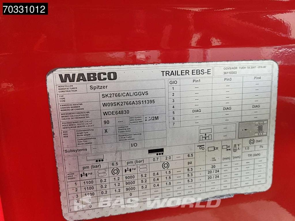 Spitzer SK 2766 CAL 3 axles Tip Kippsilo SAF Foto 30