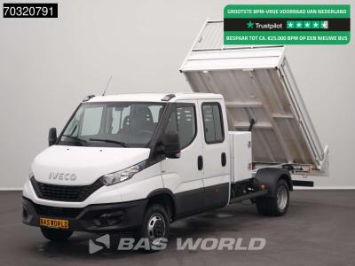 Iveco Daily 35C16 3.0L Dubbel Cabine met Kist Dubbellucht 3,5t Trekhaak Navi Airco Euro6 Tipper Benne Kie vendida por BAS World B.V.
