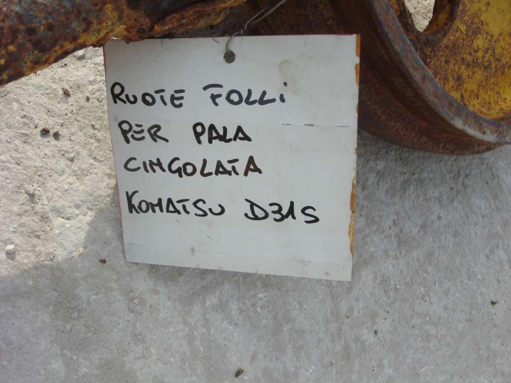 Rueda guía para Komatsu D31S Foto 3