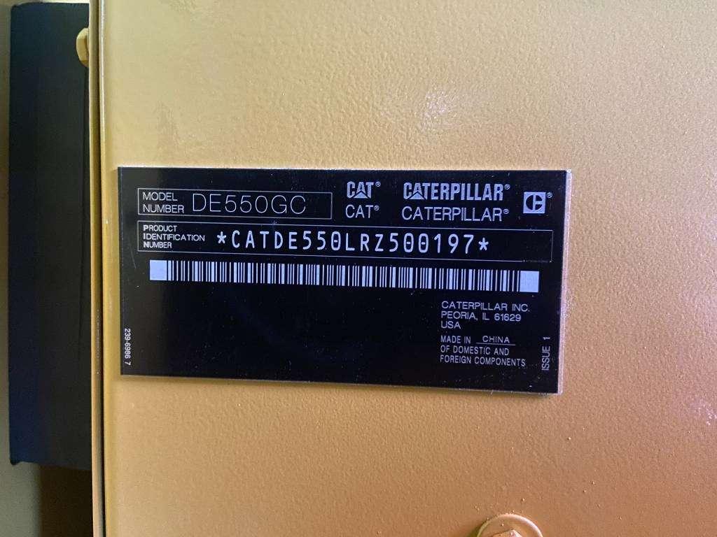 Caterpillar DE550GC - 550 kVA Stand-by Generator - DPX-18221 Foto 15