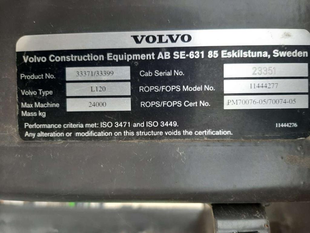 Volvo L120 Foto 3