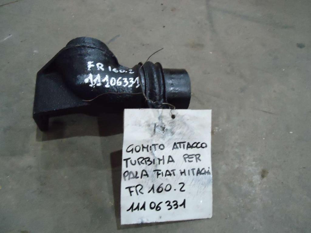 Gomito attacco turbina para Fiat Hitachi FR160.2 (CODICE 11106331) Foto 2
