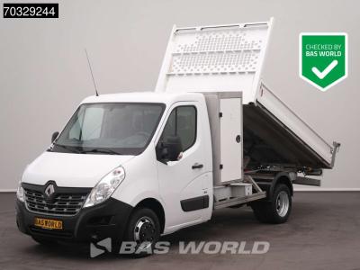 Renault Master 130PK Kipper met Kist Dubbellucht 3,5t Trekhaak Airco Cruise Euro6 Tipper Benne Kieper A/C T vendida por BAS World B.V.
