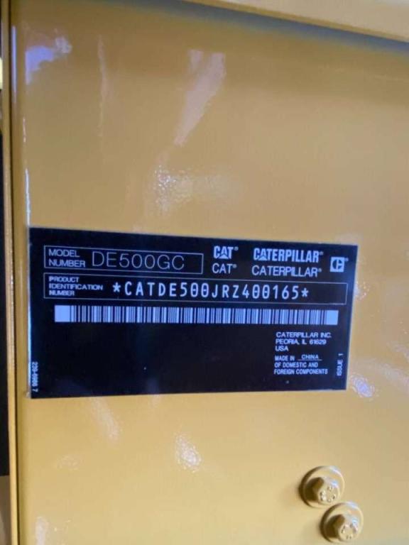 Caterpillar DE500GC - 500 kVA Stand-by Generator - DPX-18220 Foto 20