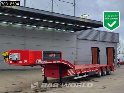GVN Lowbed 3 axles NEW! Lift + Steering Axle Hydraulic Foldable Ramps vendida por BAS World B.V.