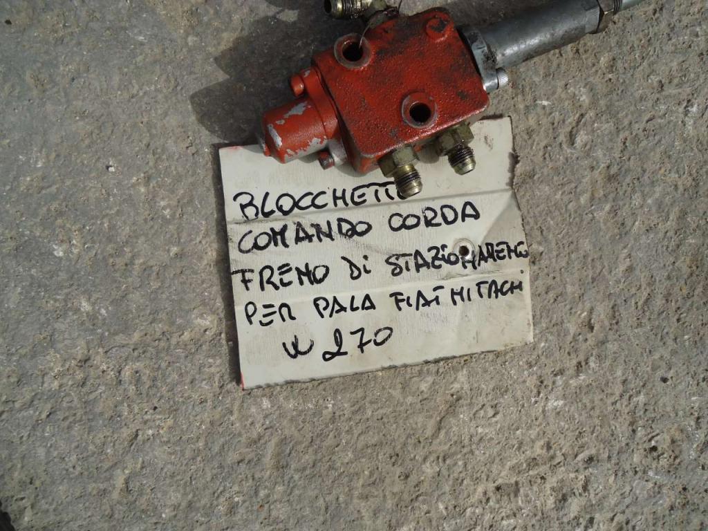 Comando de freno de mano para Fiat Hitachi W270 Foto 4
