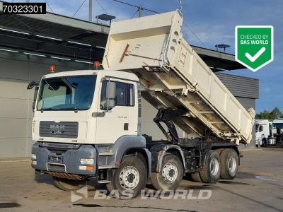 Man TGA 35.440 8X4 12m3 tipper Steel suspension Manual Retarder Euro 4 vendida por BAS World B.V.