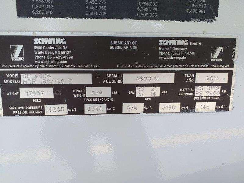 Schwing SP 4800 E Foto 15