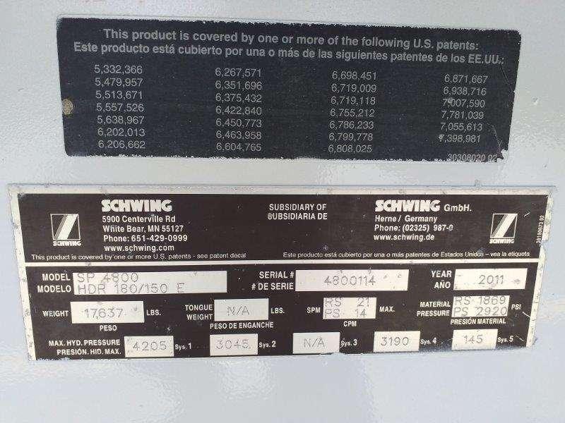 Schwing SP 4800 E Foto 18