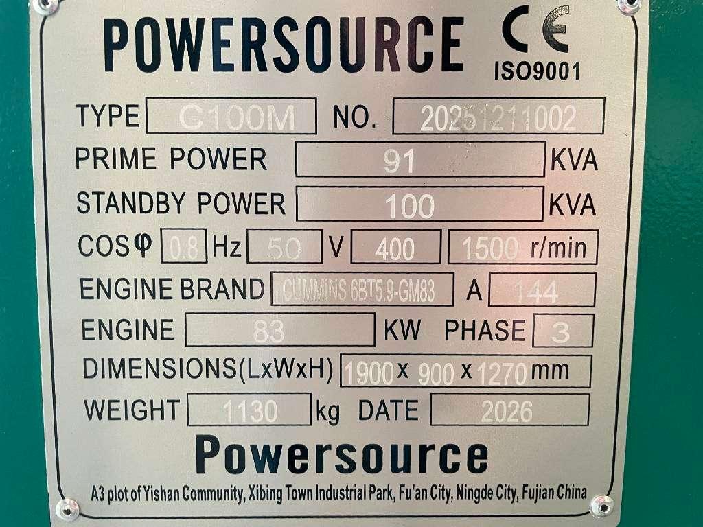 Cummins 6BT5.9-GM83 - 100 kVA Marine Generator - DPX-19751 Foto 6