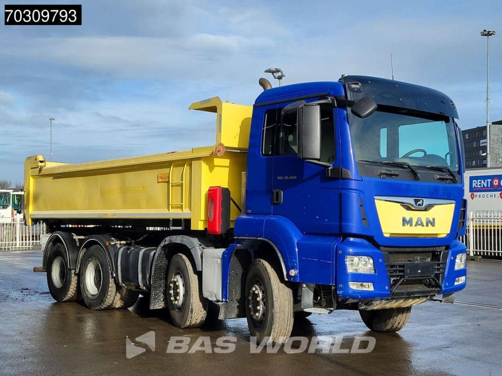 Man TGS 35.460 8X4 12m3 2-way tipper Steelsuspension Big-Axle Automatic Euro 6 Foto 10