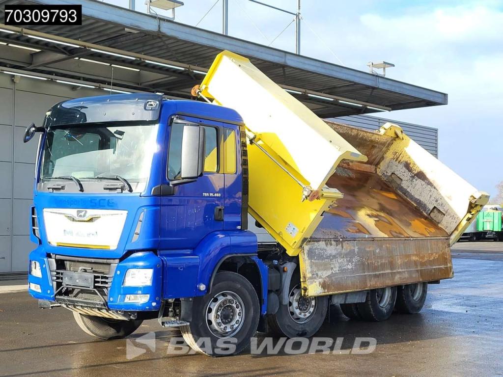 Man TGS 35.460 8X4 12m3 2-way tipper Steelsuspension Big-Axle Automatic Euro 6 Foto 3
