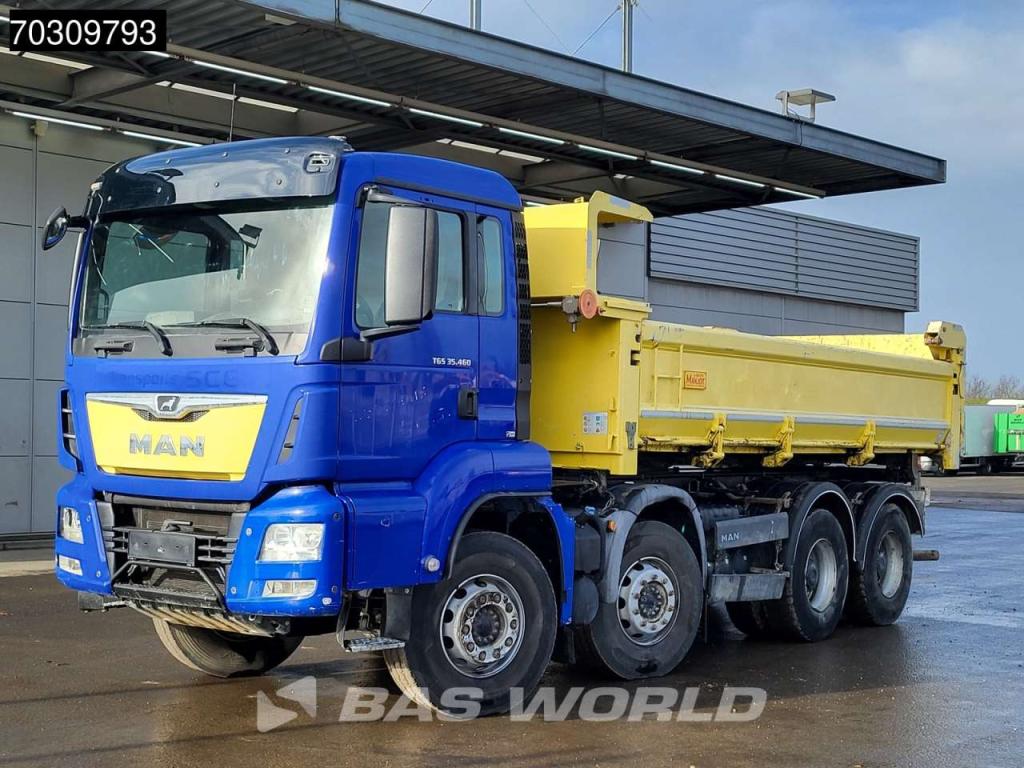 Man TGS 35.460 8X4 12m3 2-way tipper Steelsuspension Big-Axle Automatic Euro 6 Foto 8