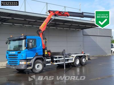 Scania P360 P 6X2 PK17.001 SLD Crane Hook Lift+Steering Axle Euro 6 vendida por BAS World B.V.