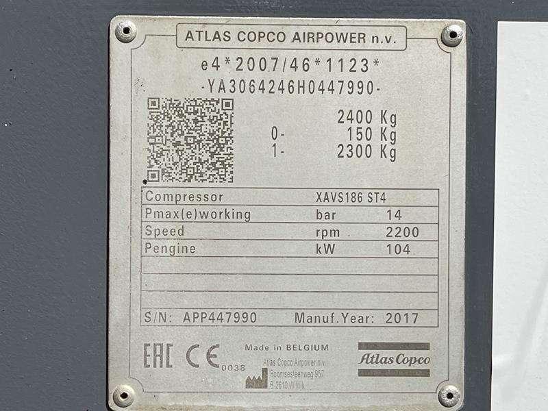 Atlas Copco XAVS 186 JD - N Foto 5